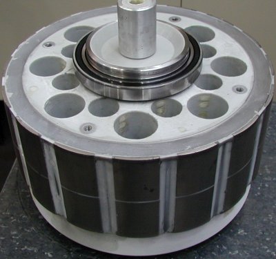 Rotor vergossen
